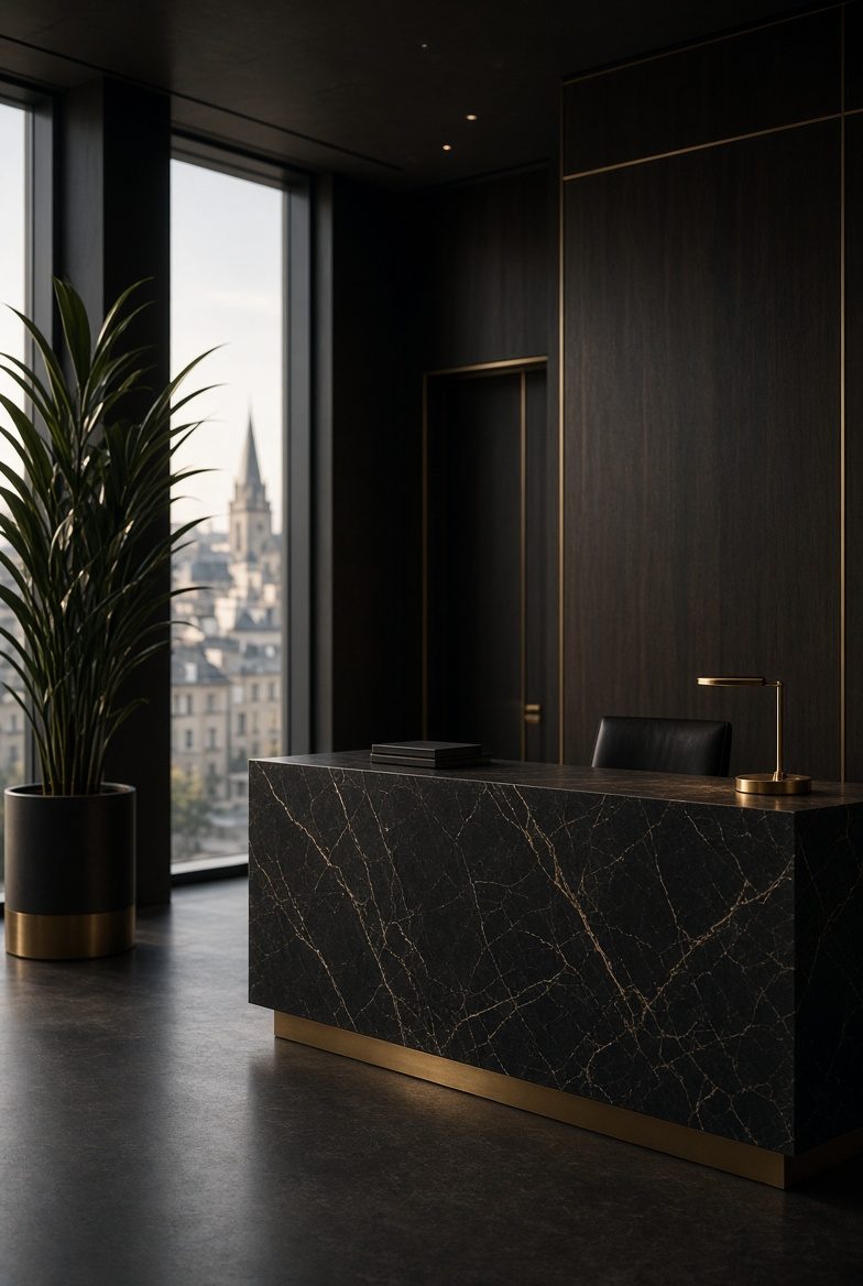 The office reception