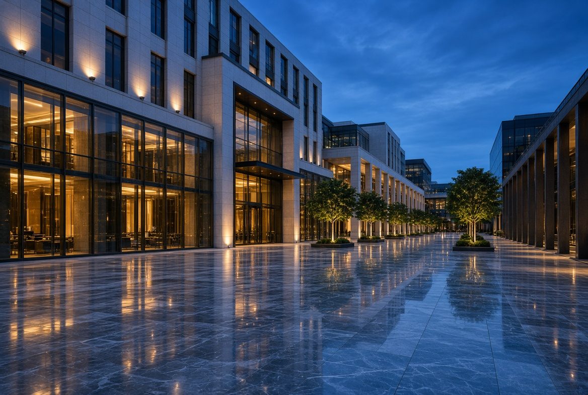 DIFC at blue hour